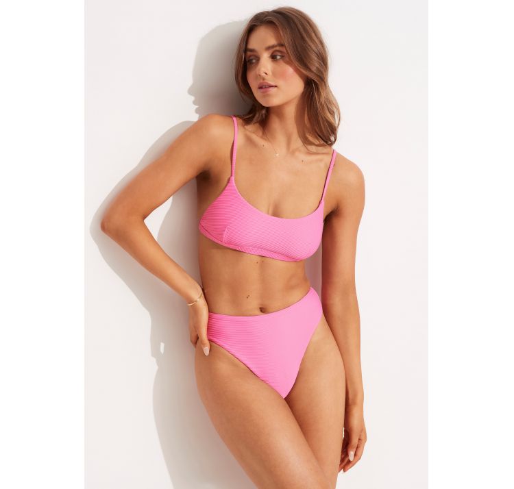 SEAFOLLY essentials wyciĘty dÓŁ od bikini z wysokim stanem
