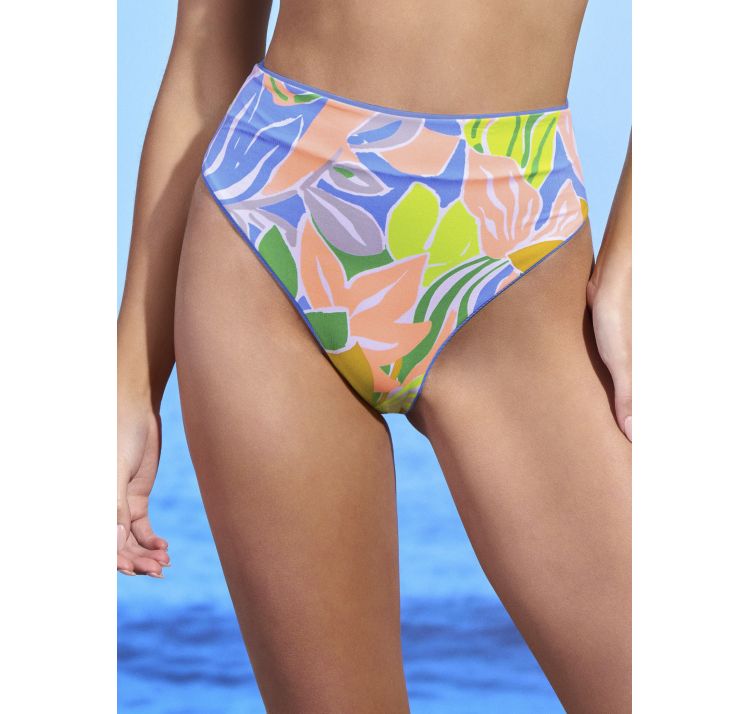 MAAJI pool blue suzy q wysokie majtki bikini