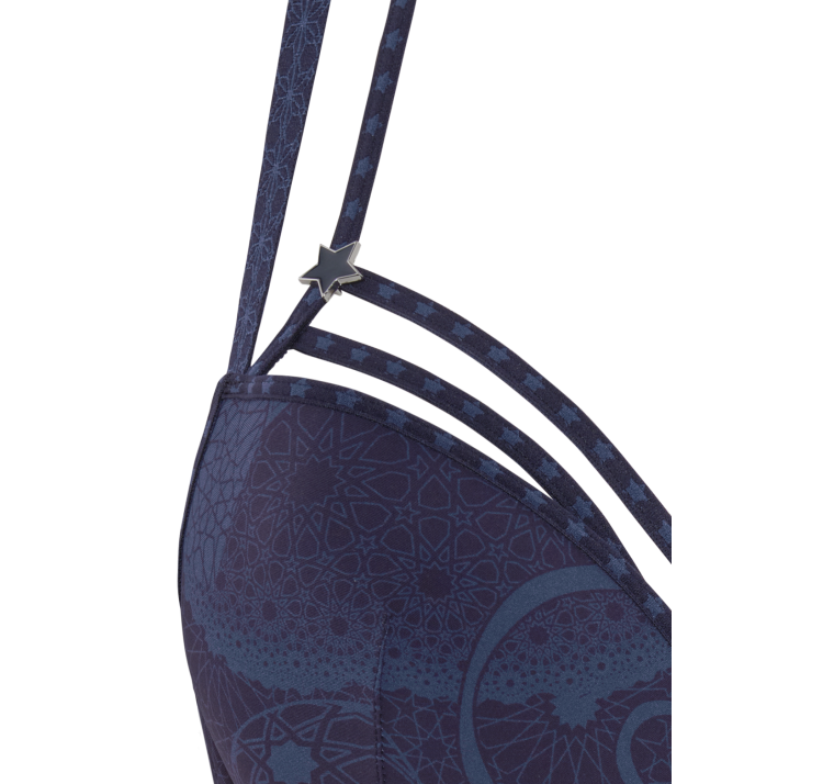 MARLIES DEKKERS supernova usztywniany biustonosz push up z paskami