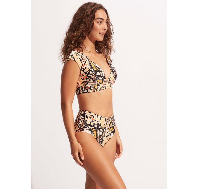 SEAFOLLY take flight cap sleave top braletka plaŻowa