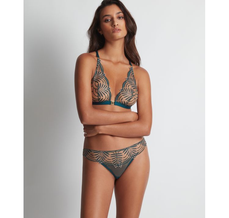 PilyQ Nautica Lace Bralette Swim Top