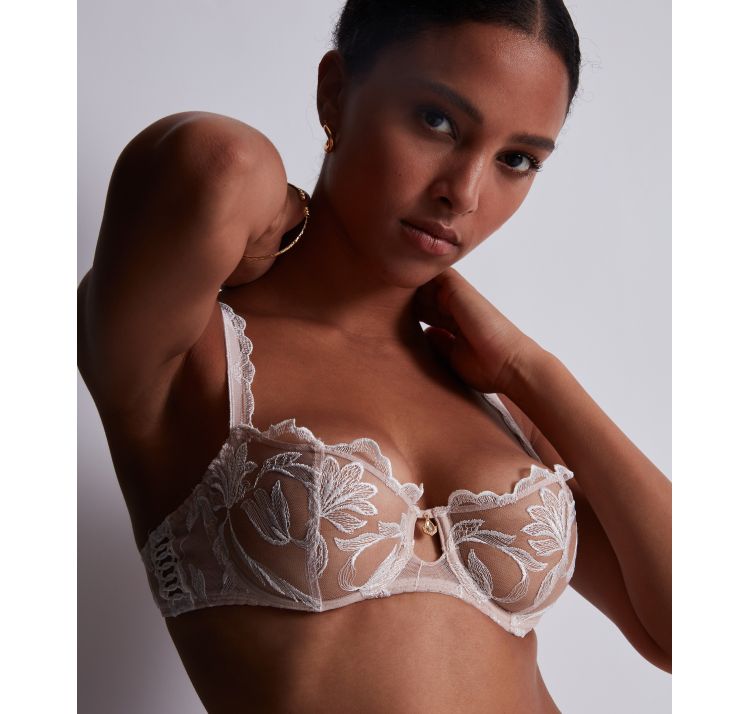 AUBADE PARIS season of love koronkowy biustonosz half cup