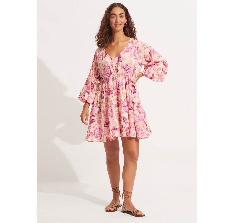 SEAFOLLY silk road krÓtka sukienka baweŁna z wiskozĄ