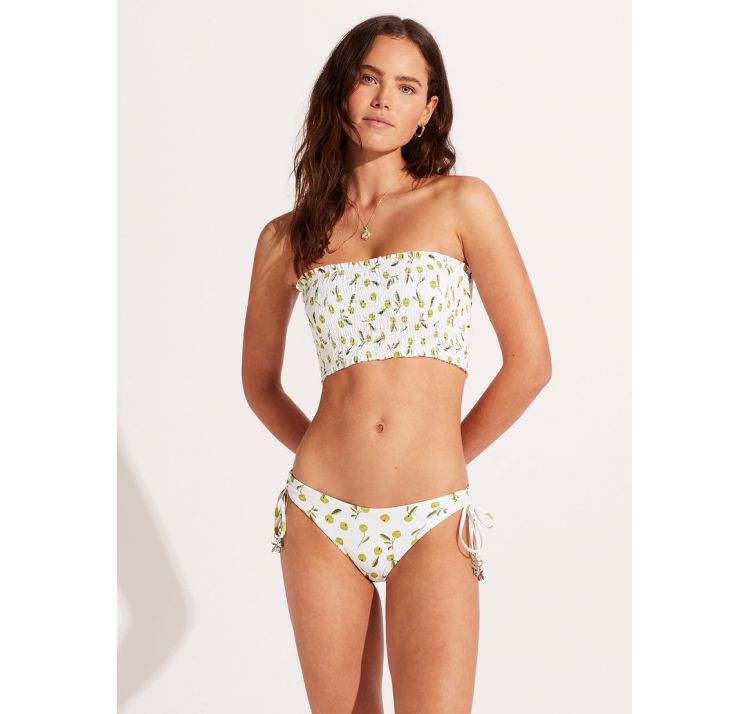SEAFOLLY summer crush marszczona opaska bikini