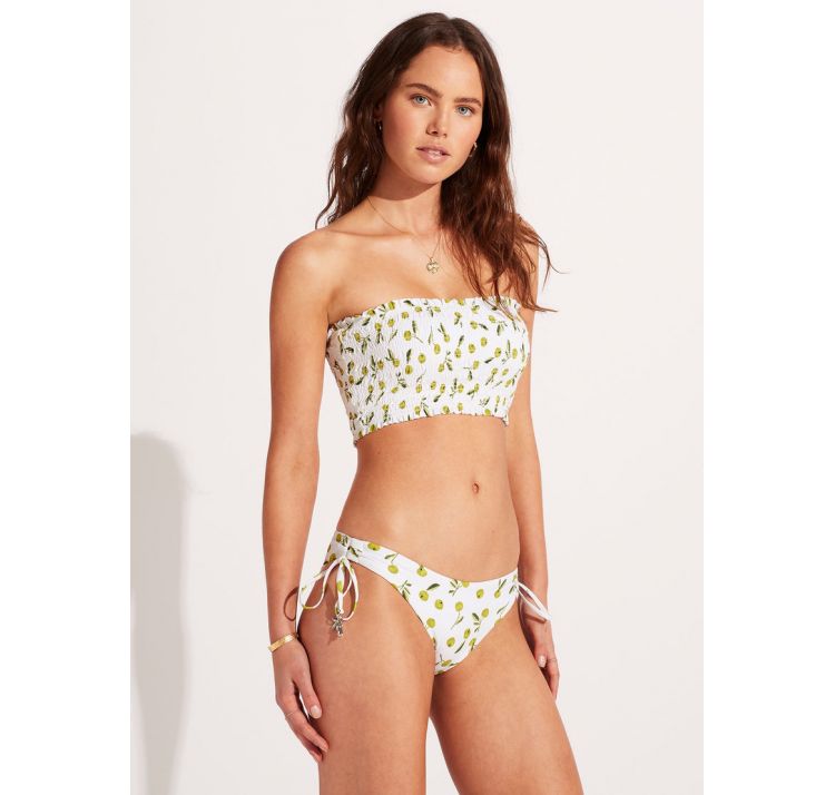 SEAFOLLY summer crush marszczona opaska bikini