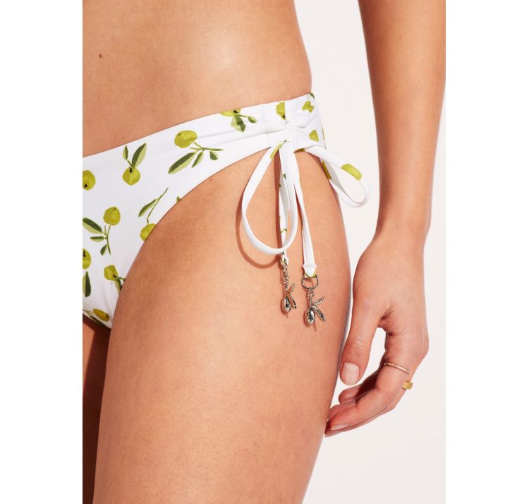 SEAFOLLY summer crush wiĄzane majtki bikini