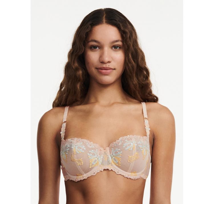 CHANTELLE champs elysees koronkowy biustonosz half cup