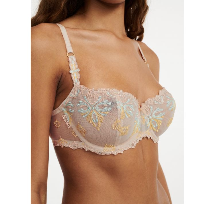 CHANTELLE champs elysees koronkowy biustonosz half cup