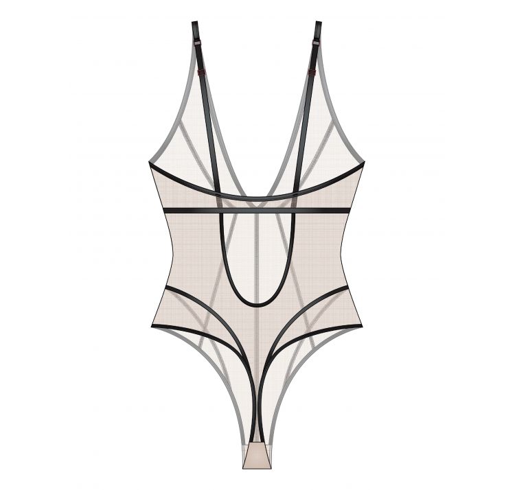 SCANDALE sleek tiulowe body