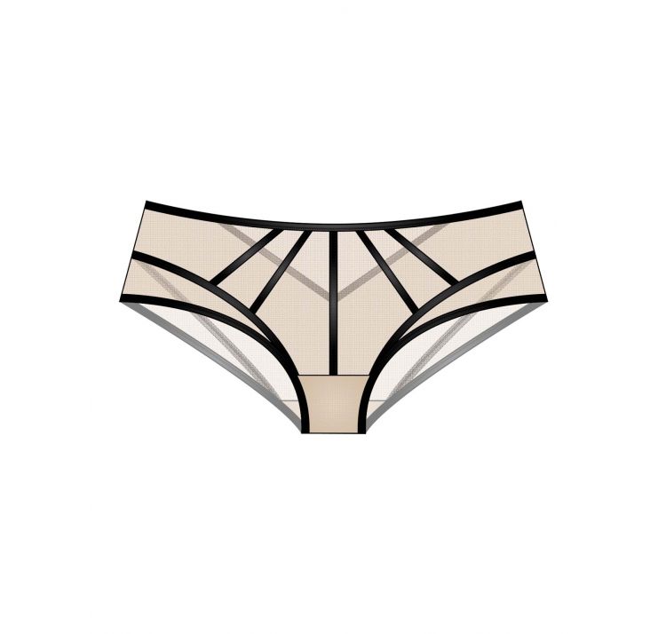 SCANDALE sleek tiulowe majtki hipsterki