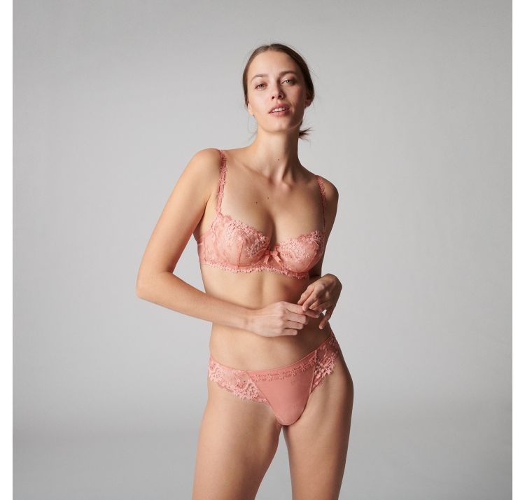 SIMONE PERELE wish koronkowy biustonosz half cup
