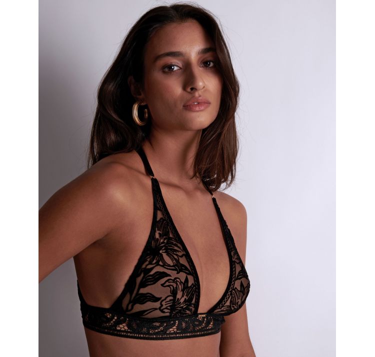 AUBADE PARIS coeur a corps koronkowa braletka z ozdobnymi plecami