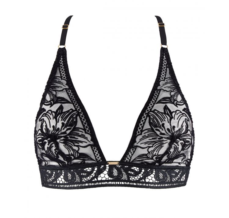 AUBADE PARIS coeur a corps koronkowa braletka z ozdobnymi plecami