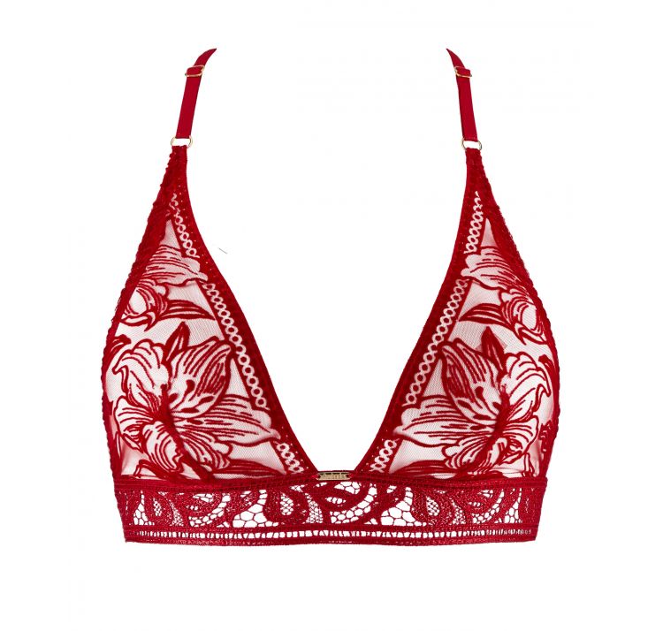 AUBADE PARIS coeur a corps koronkowa braletka z ozdobnymi plecami