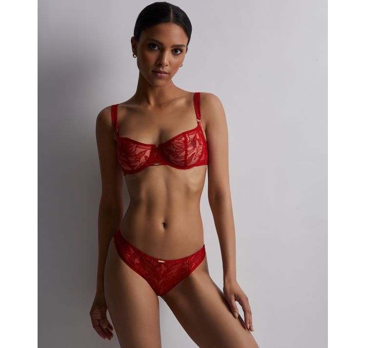 AUBADE PARIS coeur a corps koronkowe figi