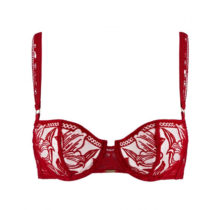 AUBADE PARIS coeur a corps koronkowy biustonosz half cup