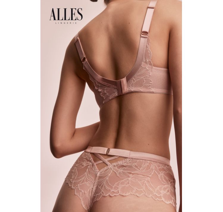 ALLES glow koronkowe stringi z wysokim stanem