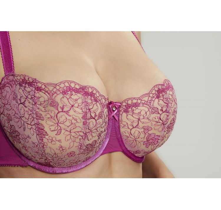CLEO BY PANACHE daphne koronkowy biustonosz half cup