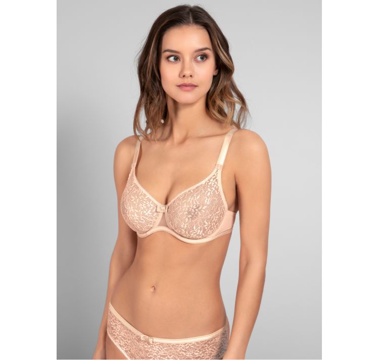 EMPREINTE allure koronkowy biustonosz z tŁoczonĄ miskĄ