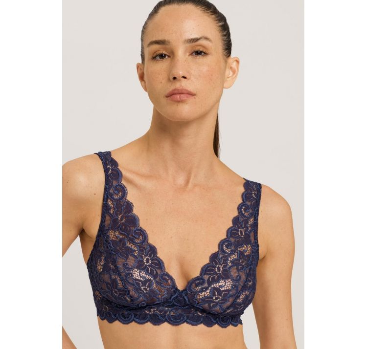 HANRO moments koronkowy biustonosz bez fiszbin