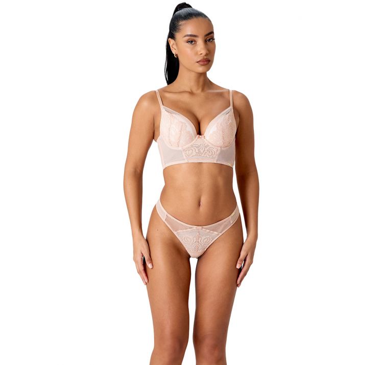 GOSSARD encore usztywniany biustonosz longline pÓŁgorset