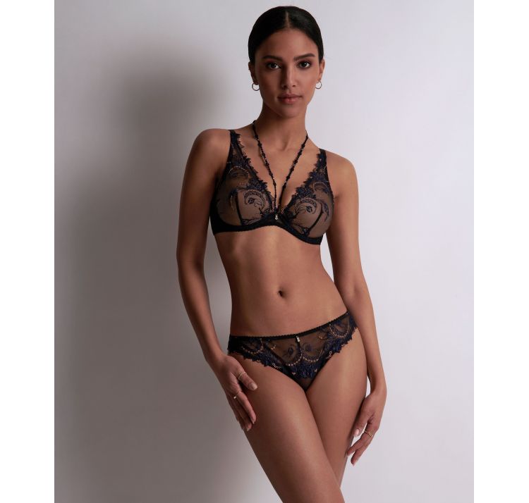 AUBADE PARIS amour precieux koronkowy biustonosz plunge