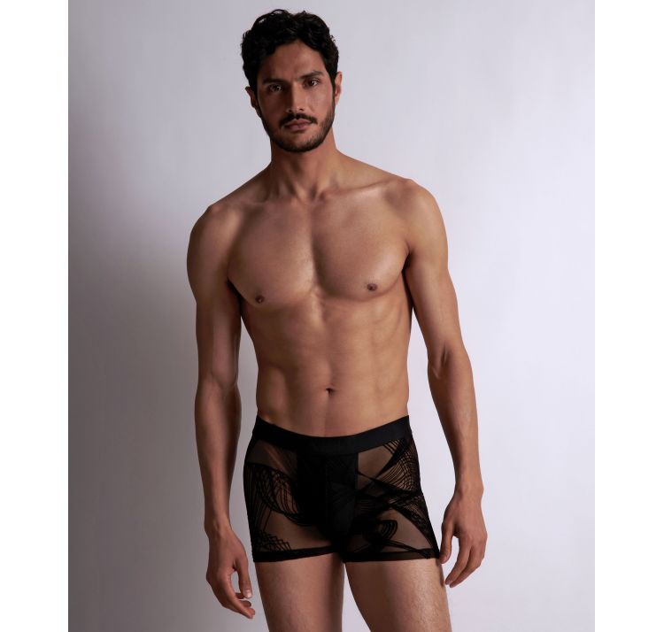 AUBADE PARIS men`s boxer koronkowe bokserki mĘskie w fale