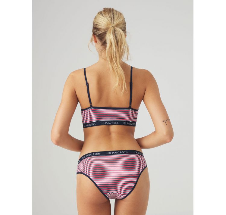 U.S. POLO ASSN. stretch cotton komplet biustonosz+majtki baweŁna