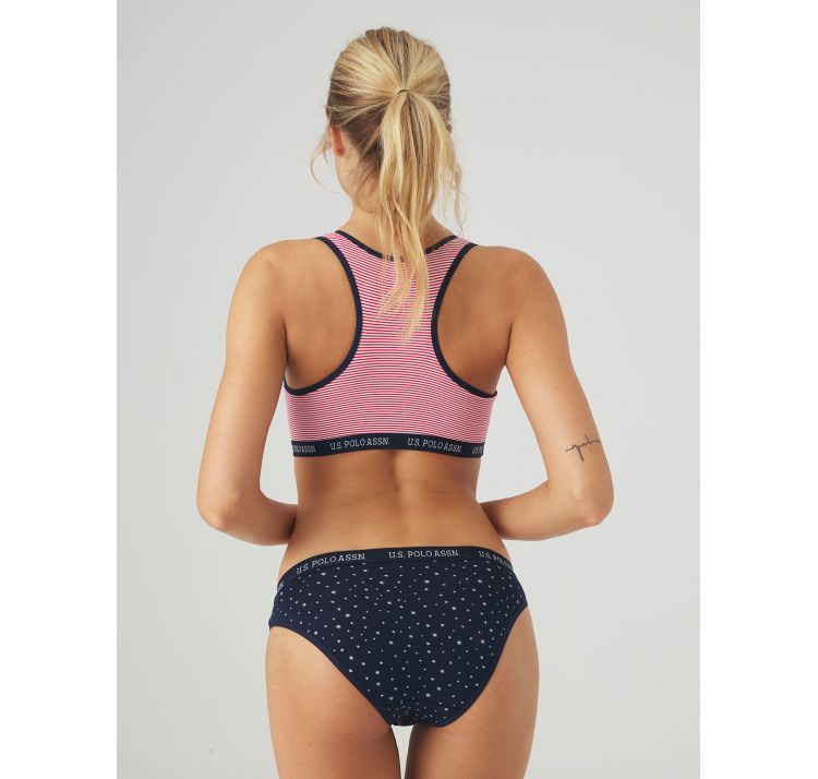 U.S. POLO ASSN. stretch cotton komplet biustonosz+majtki baweŁna