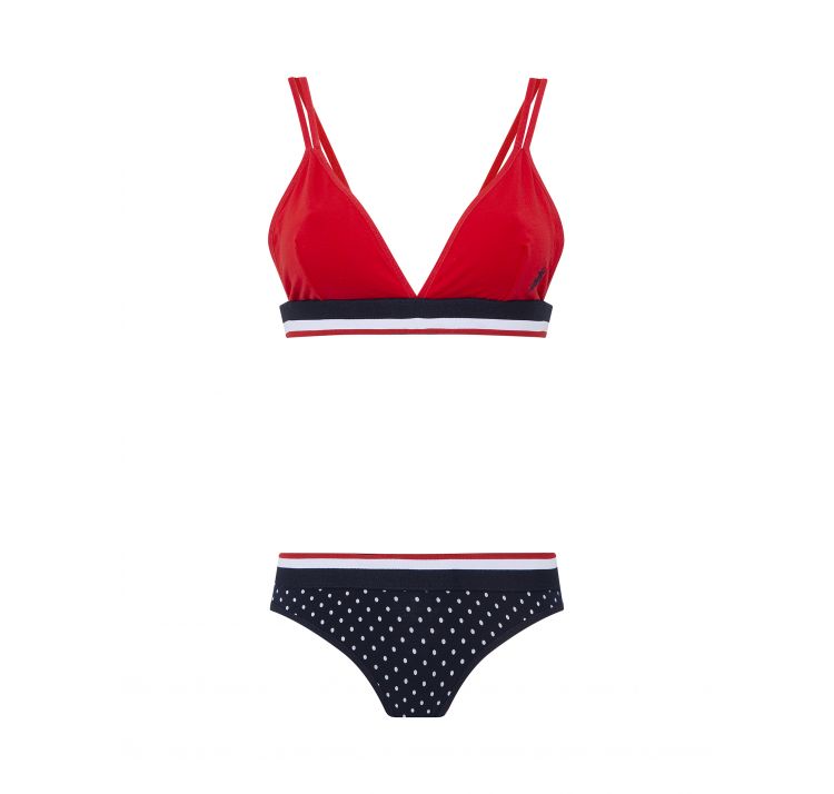 U.S. POLO ASSN. stretch cotton komplet biustonosz+majtki baweŁna