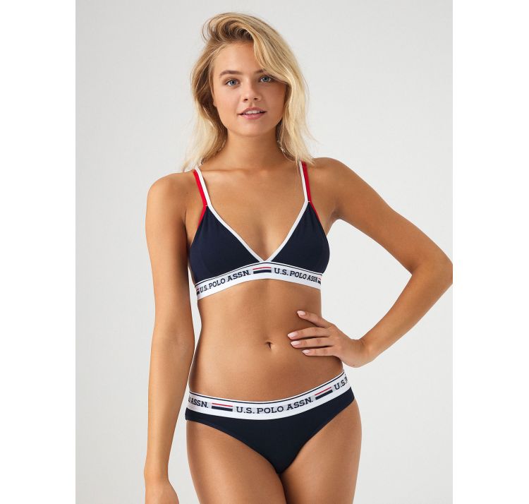U.S. POLO ASSN. stretch cotton komplet biustonosz+majtki baweŁna
