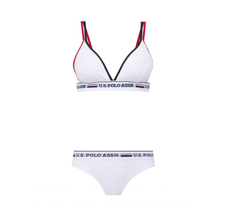 U.S. POLO ASSN. stretch cotton komplet biustonosz+majtki baweŁna