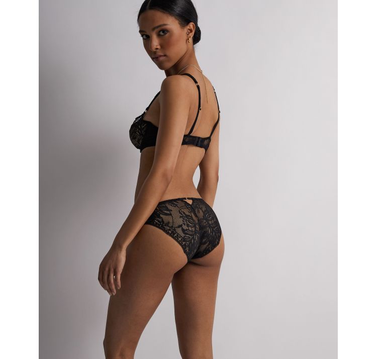 AUBADE PARIS gold pleasure koronkowe figi italian z ŁaŃcuszkiem