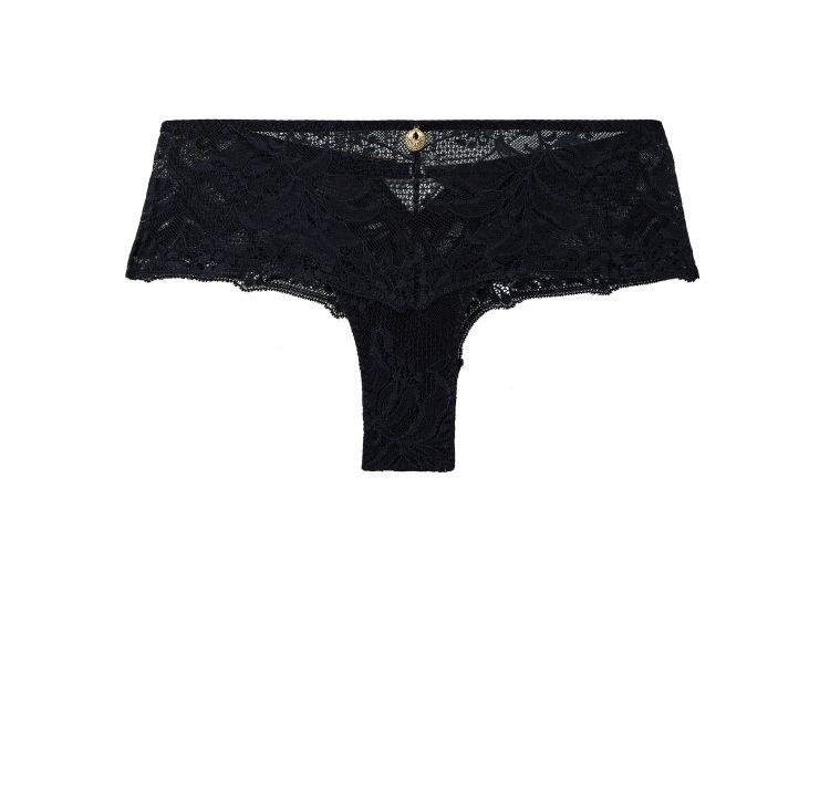 AUBADE PARIS gold pleasure koronkowe szorty saint-tropez z ŁaŃcuszkiem