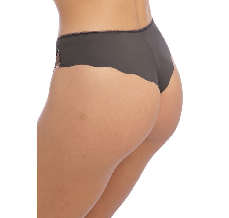 FANTASIE adrienne haftowane w kwiaty stringi brazyliany z bezszwowym tyŁem