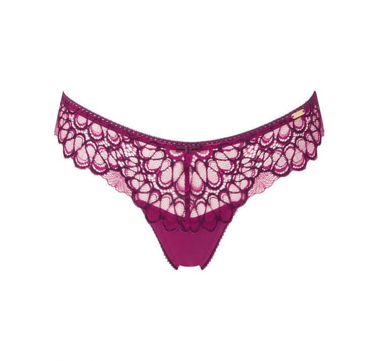 GOSSARD swirl koronkowe stringi