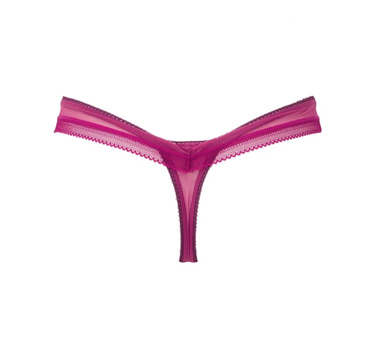 GOSSARD swirl koronkowe stringi