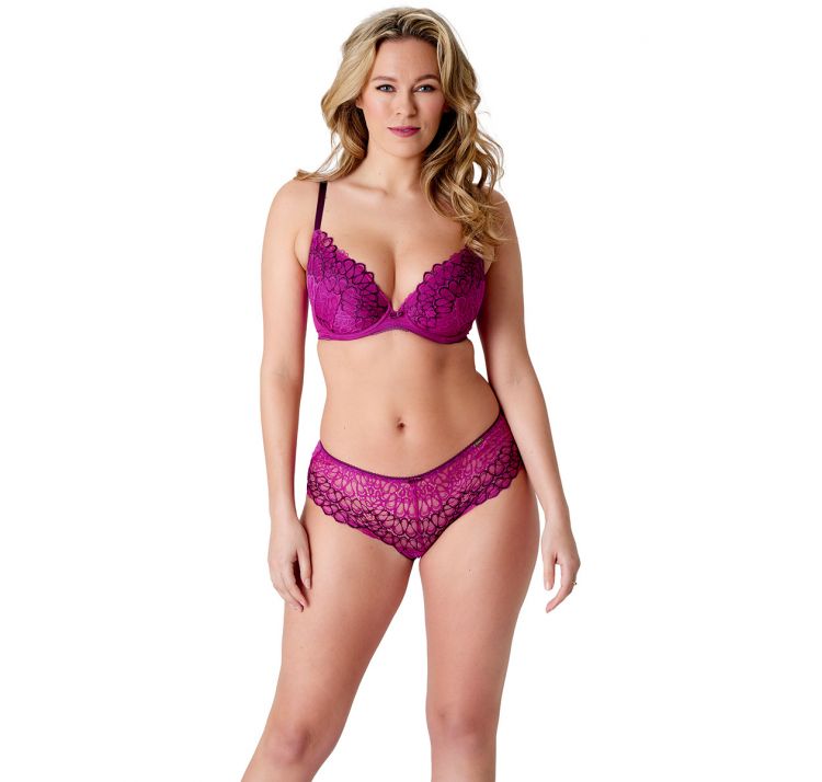 GOSSARD swirl usztywniany biustonnosz plunge
