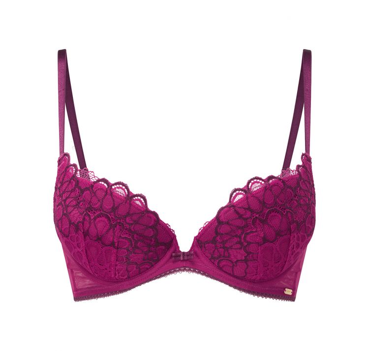 GOSSARD swirl usztywniany biustonnosz plunge
