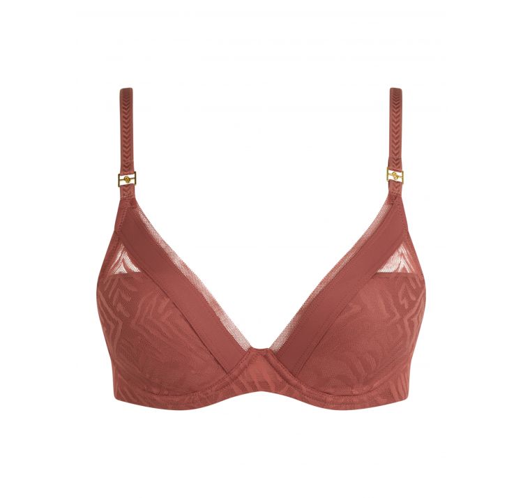 CHANTELLE graphic allure usztywniany biustonosz plunge t-shirt bra