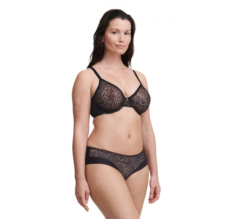 CHANTELLE graphic allure koronkowy biustonosz z tŁoczonĄ miskĄ