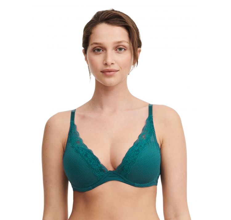 PASSIONATA brooklyn biustonosz koronkowy plunge t-shirt bra