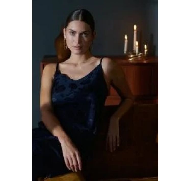 HANRO valene wiskozowa koszulka na ramiĄczkach