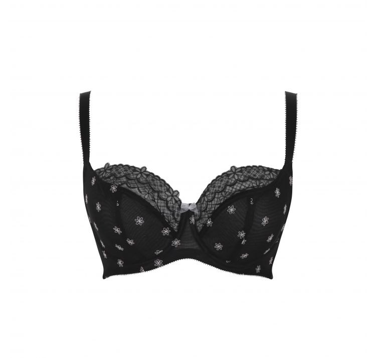 PANACHE blossom koronkowy biustonosz balkonetka