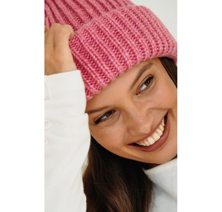 SLEEPLESS IN WARSAW czapka woolie wiskoza i weŁna merino