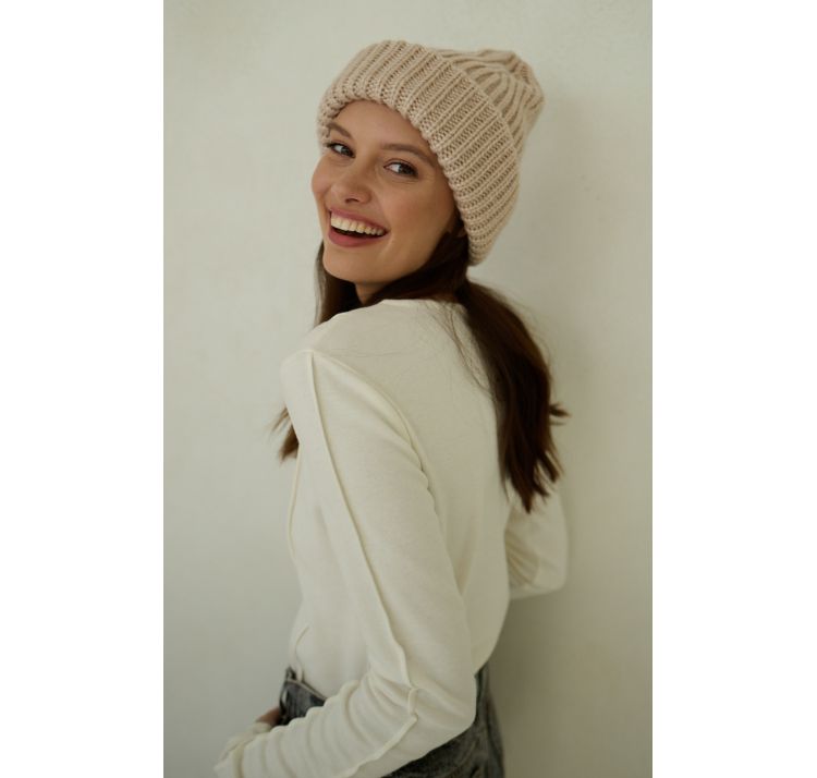 SLEEPLESS IN WARSAW czapka woolie wiskoza i weŁna merino