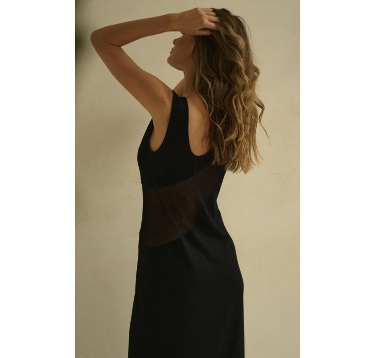 SLEEPLESS IN WARSAW koszulka nocna jassmine wiskoza bambusowa