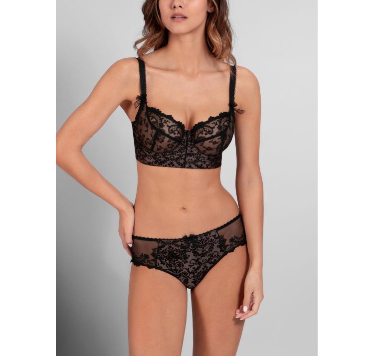 EMPREINTE gaby koronkowy przedŁuŻony biustonosz na fiszbinie pÓŁgorset