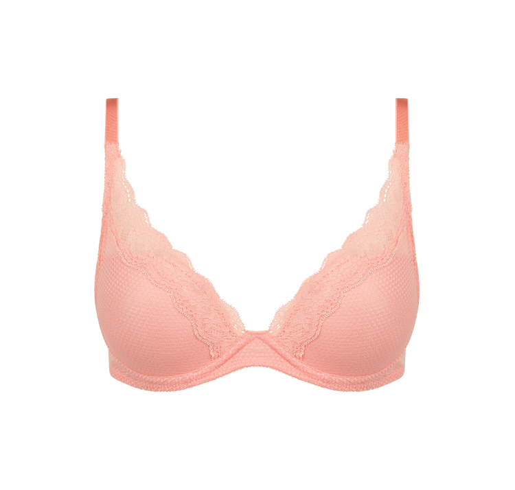 PASSIONATA brooklyn biustonosz koronkowy plunge t-shirt bra