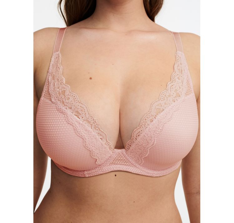 PASSIONATA brooklyn biustonosz koronkowy plunge t-shirt bra